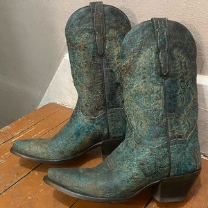 Brand new leather Dan Post cowgirl boots- hand crafted